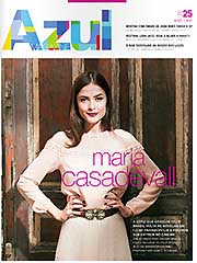 Revista de bordo Azul Magazine